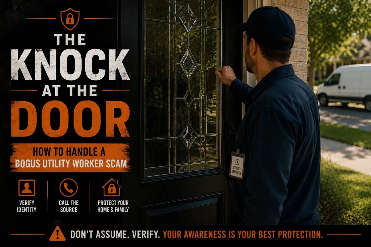 The Knock at the Door: How to Handle a Bogus Utility Worker Scam