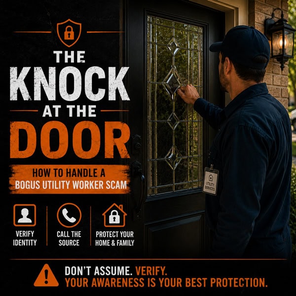 The Knock at the Door: How to Handle a Bogus Utility Worker Scam