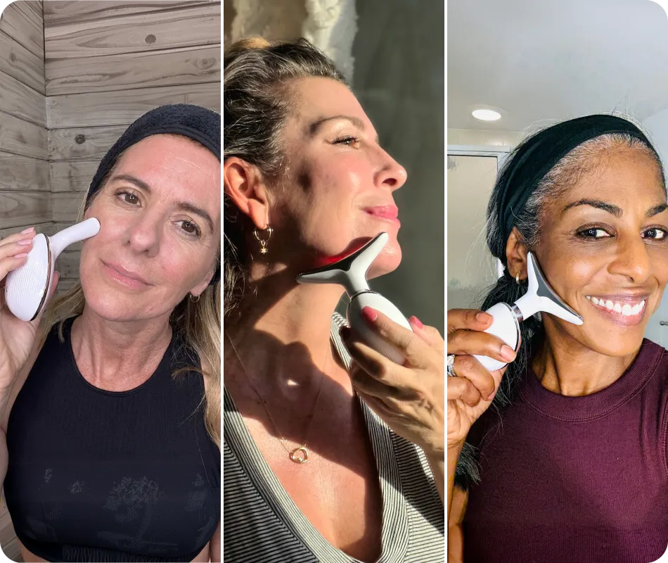 Women with different skin types using RenewaLift