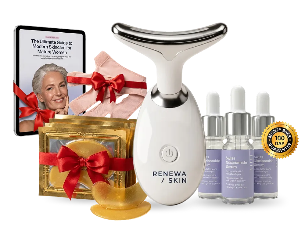 RenewaLift device with three serums and three free gifts