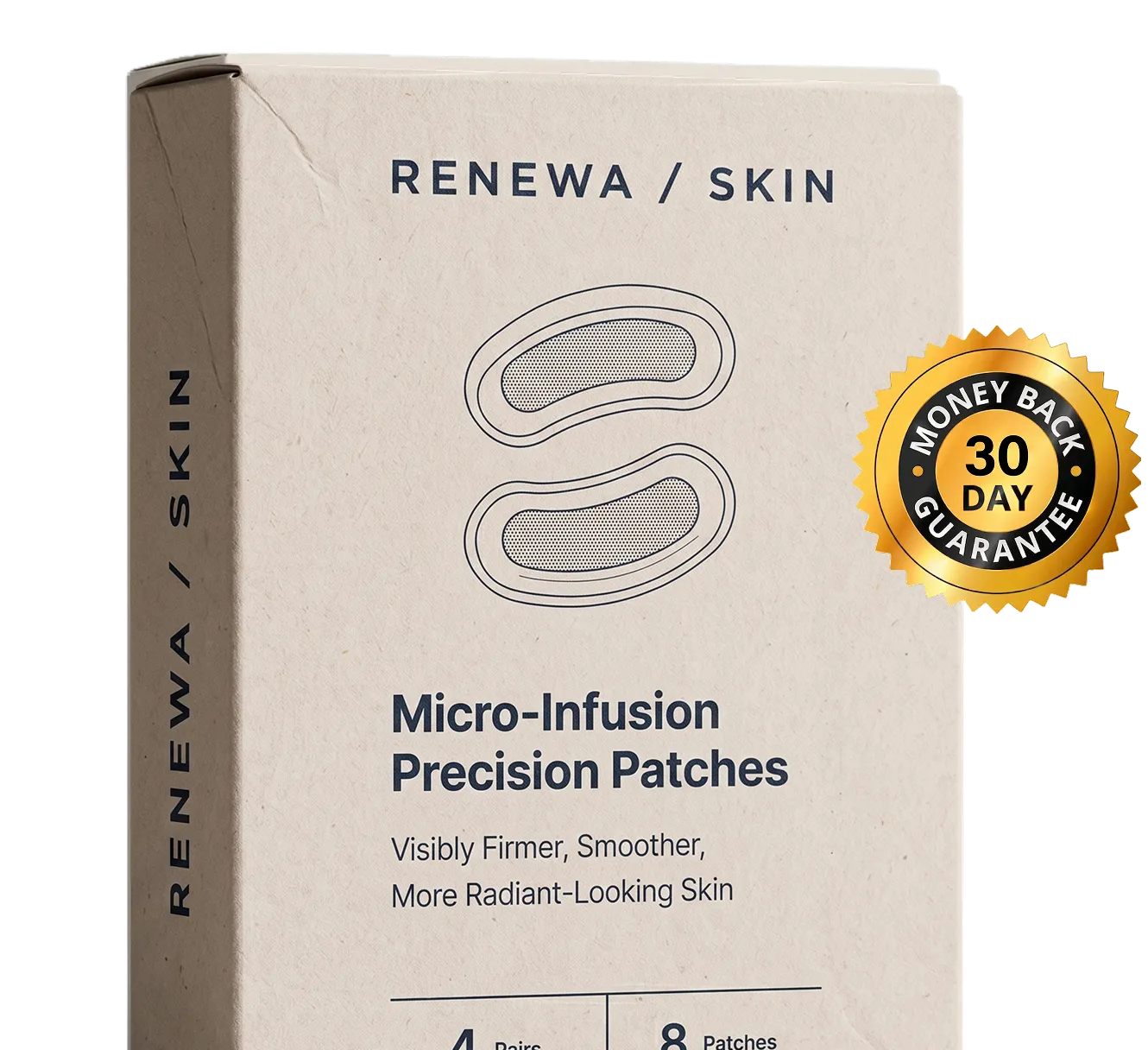 Renewa Skin Micro-Infusion Precision Patches with 30-day money-back guarantee
