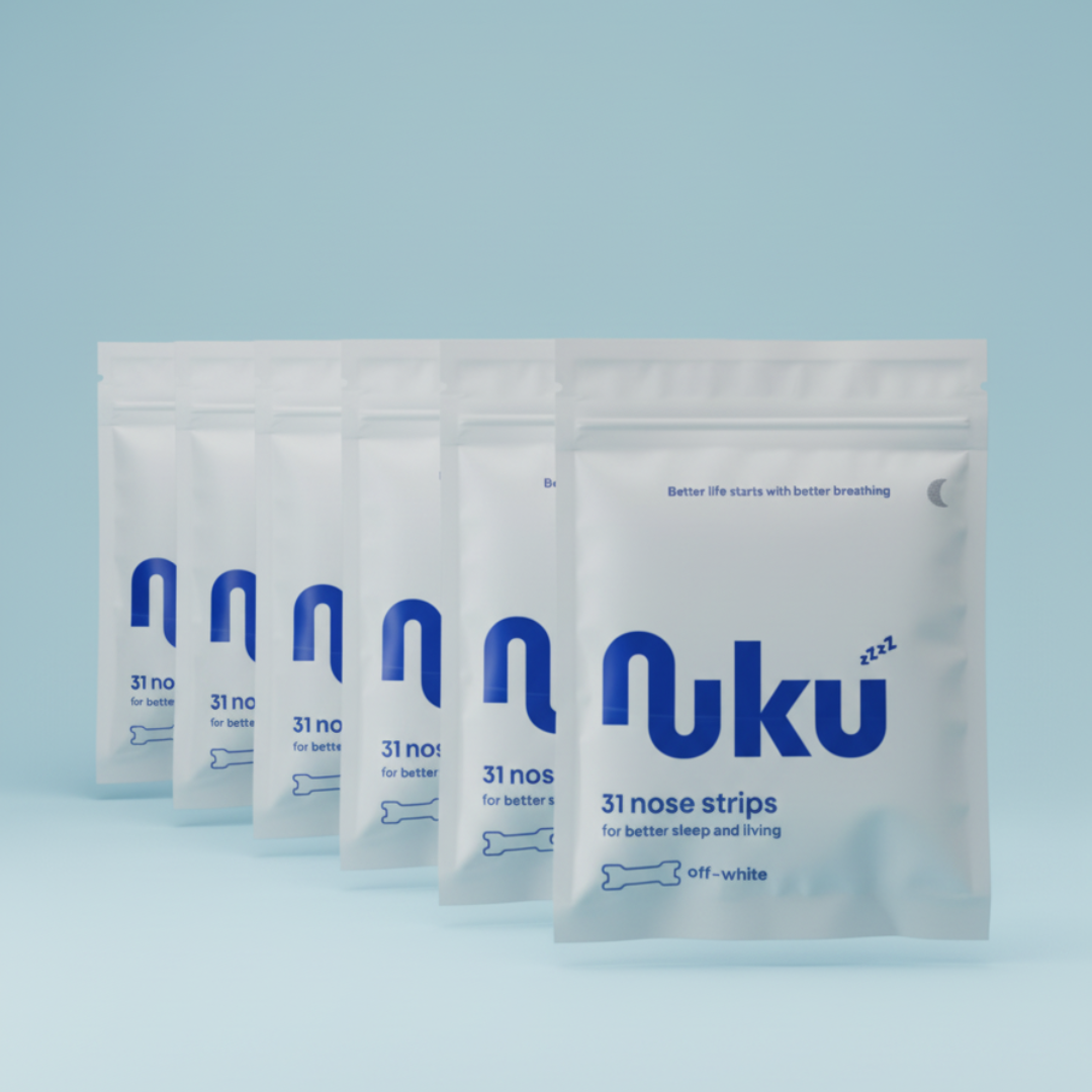 Nuku Sleep Nasal Strips – 6-Month Pack