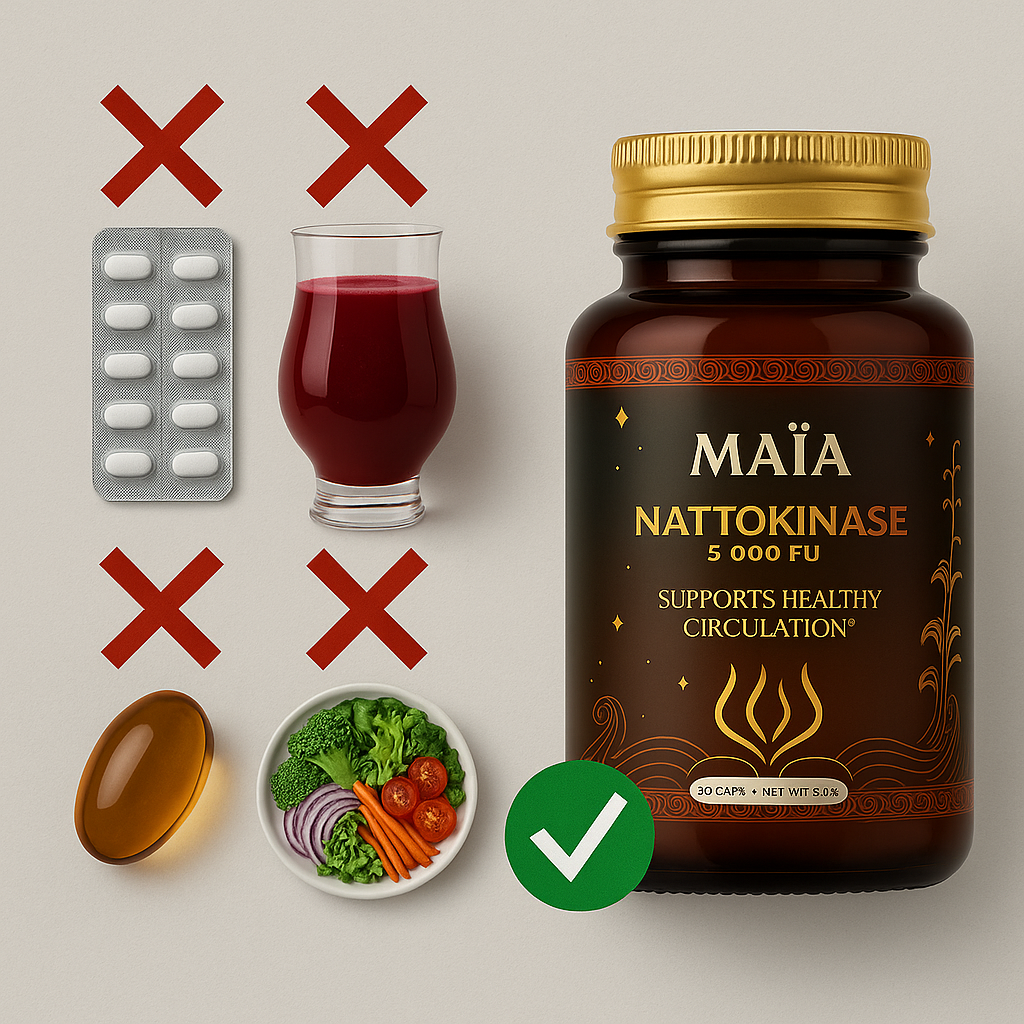 Infographic comparing Maïa Ceremonial Cacao and regular cocoa powder concentration.
