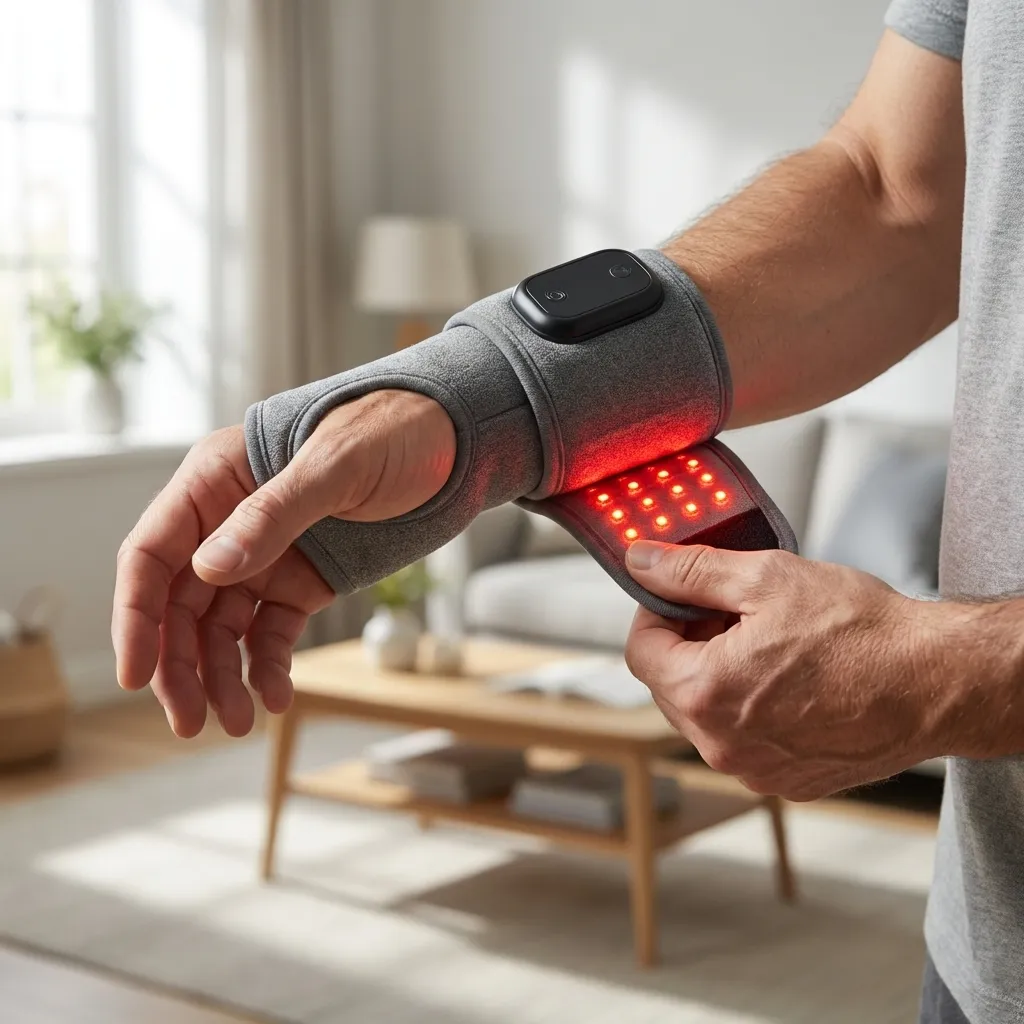 Wrap the Alio Wrist Wrap around your wrist