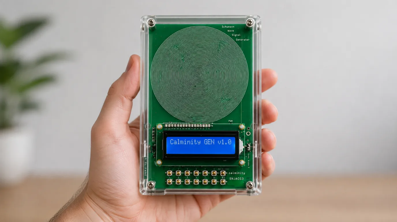 The device, in hand