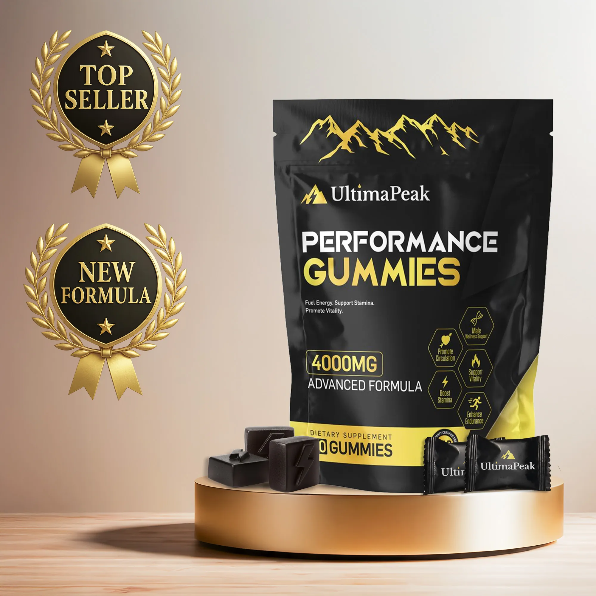 ULTIMAPEAK™ Pure Shilajit Gummies – Now 6-in-1 Support