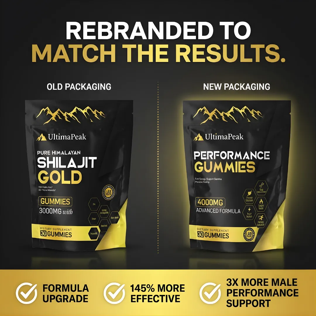 ULTIMAPEAK™ Pure Shilajit Gummies – Now 6-in-1 Support