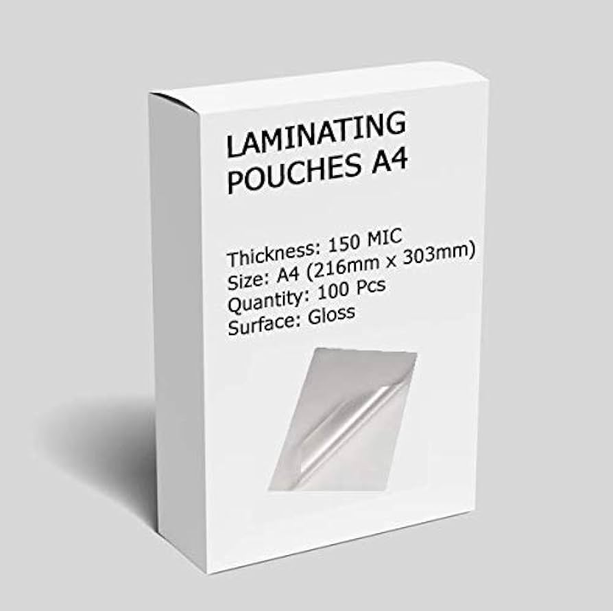 Laminating Pouches 100-Pack (A4)