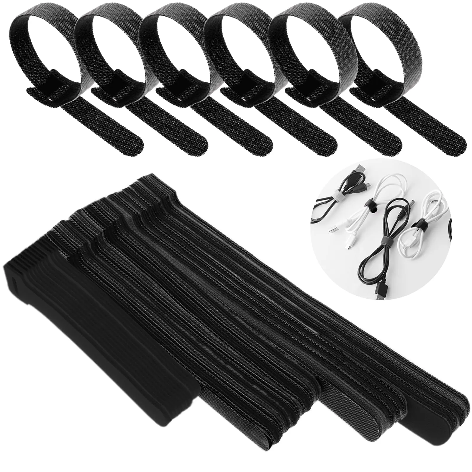 Velcro Cable Ties (50-Pack)
