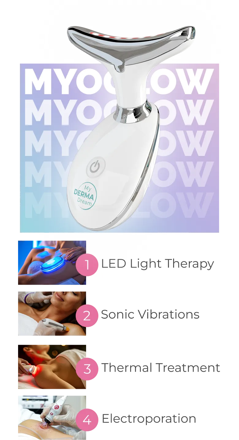 MyoGlow device with 4 treatments
