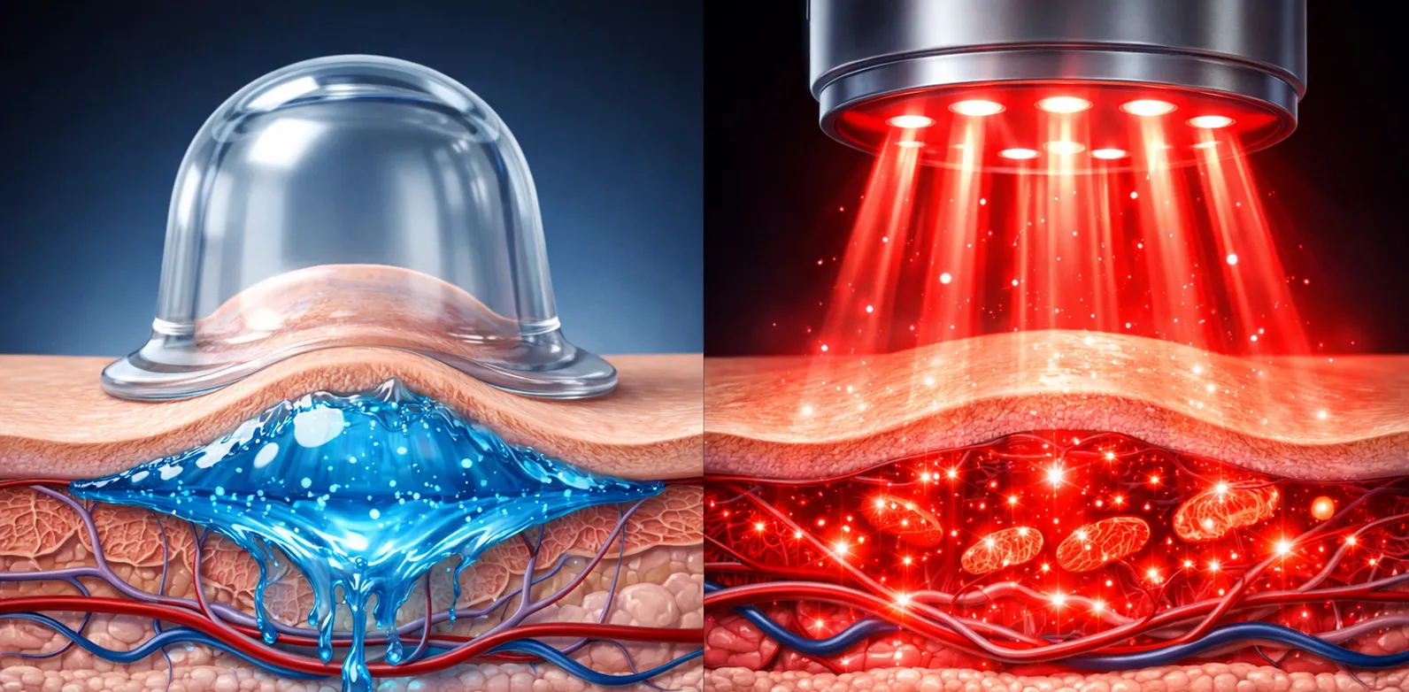 Couple embracing with RestōrV bottle