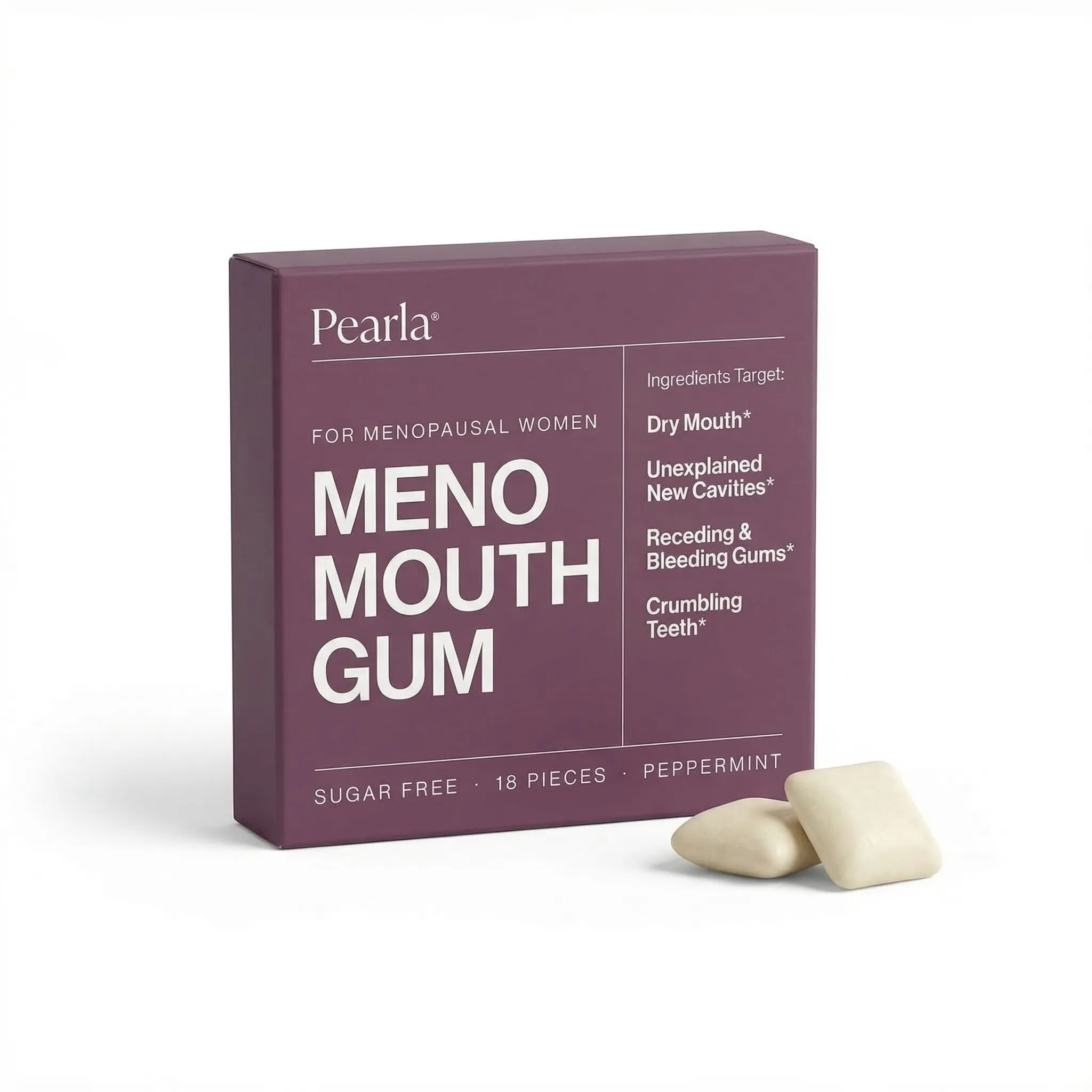 Pearla MenoMouth Gum