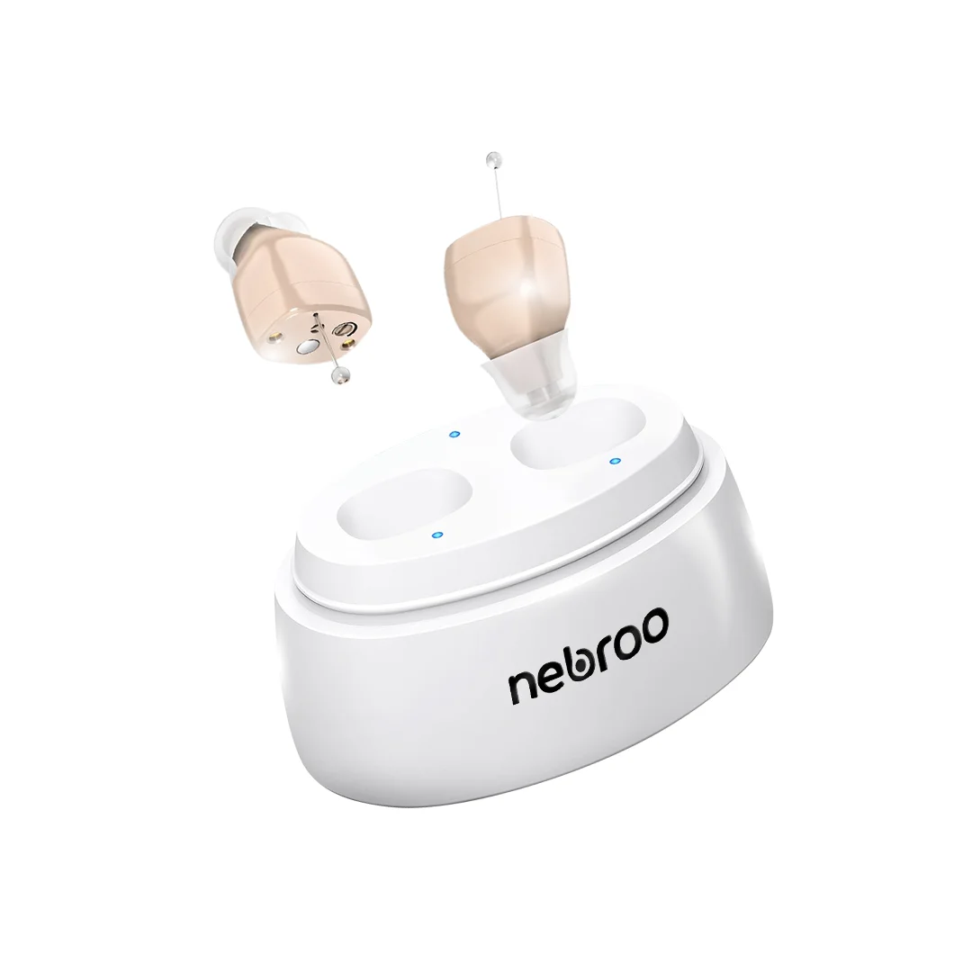 1 X Pair of Nebroo CIC Hearing Aids+1 Year warranty.webp