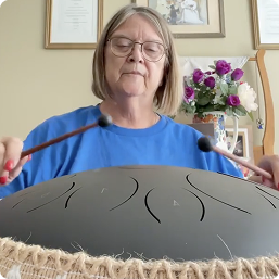 Baby with drum - 4