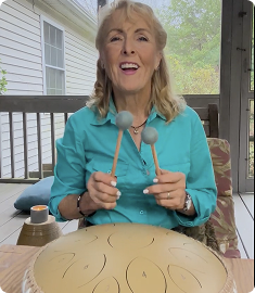 Customer with Panda Drum
