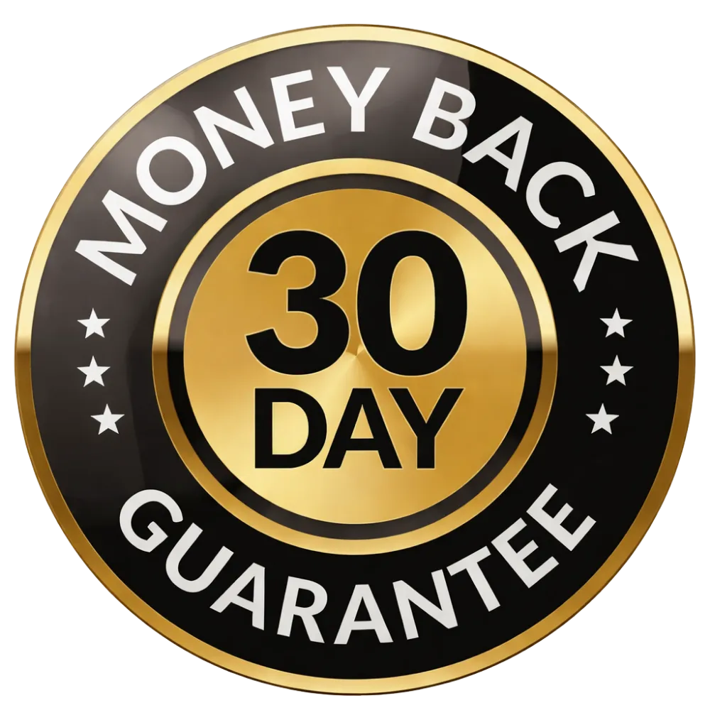 30 Days Money Back Guarantee