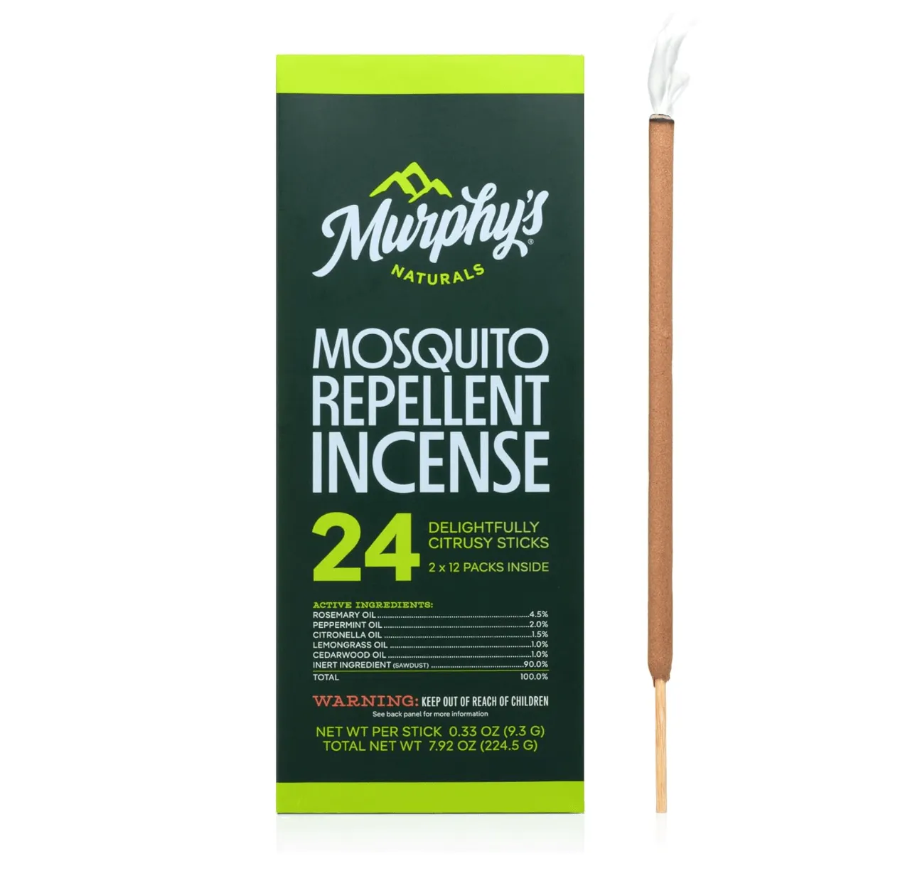 Murphy's Naturals mosquito repellent incense sticks