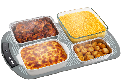 Warming Mat with Food