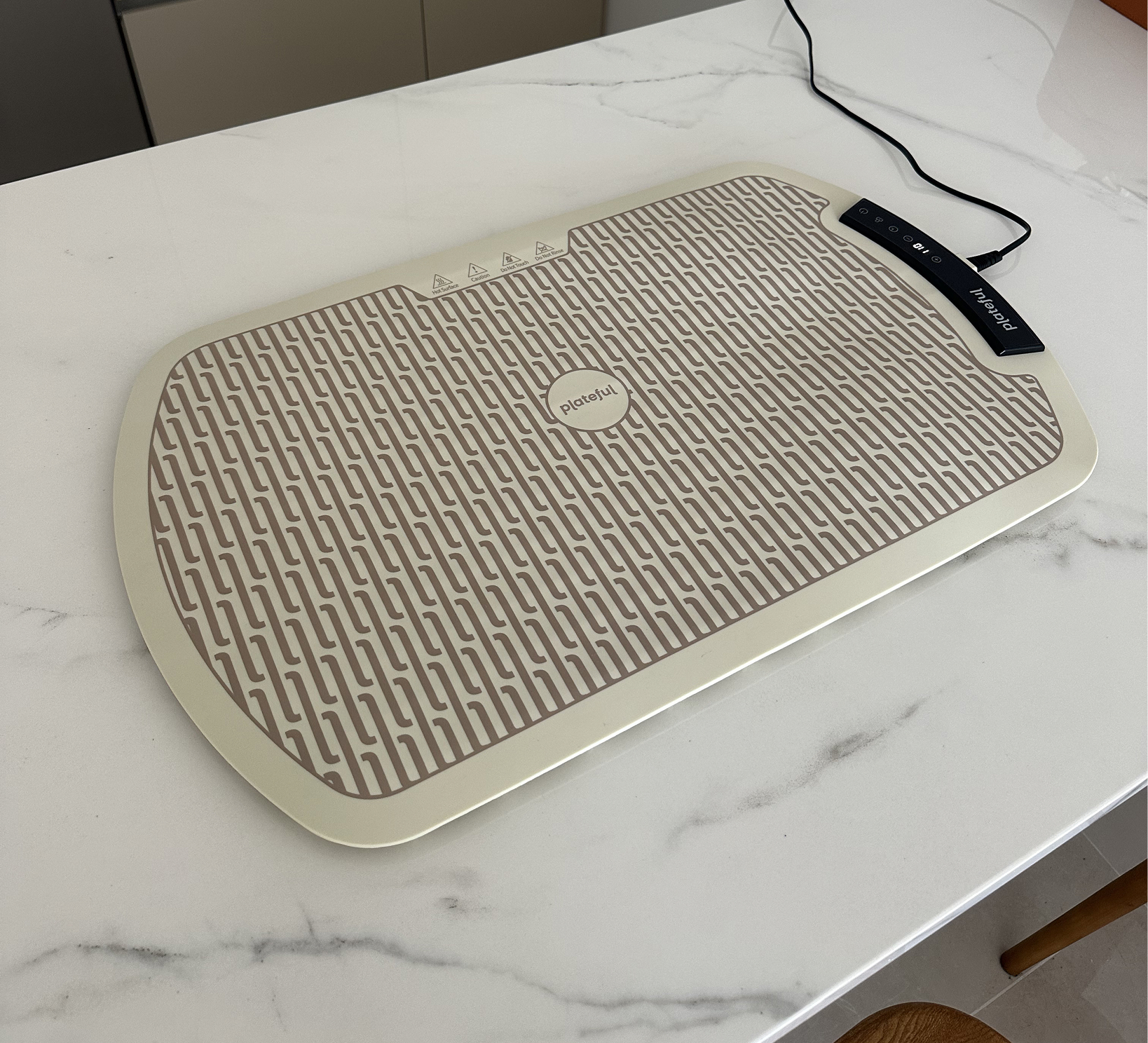 Warming Mat with Food