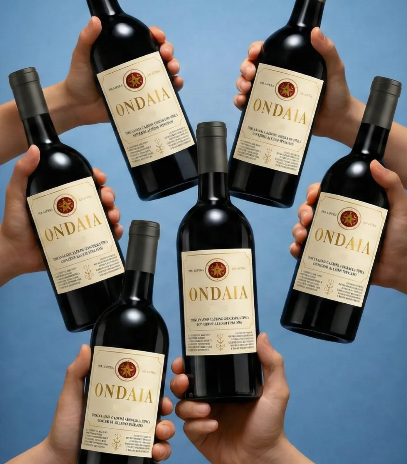 Six bottles of Ondaia 2024