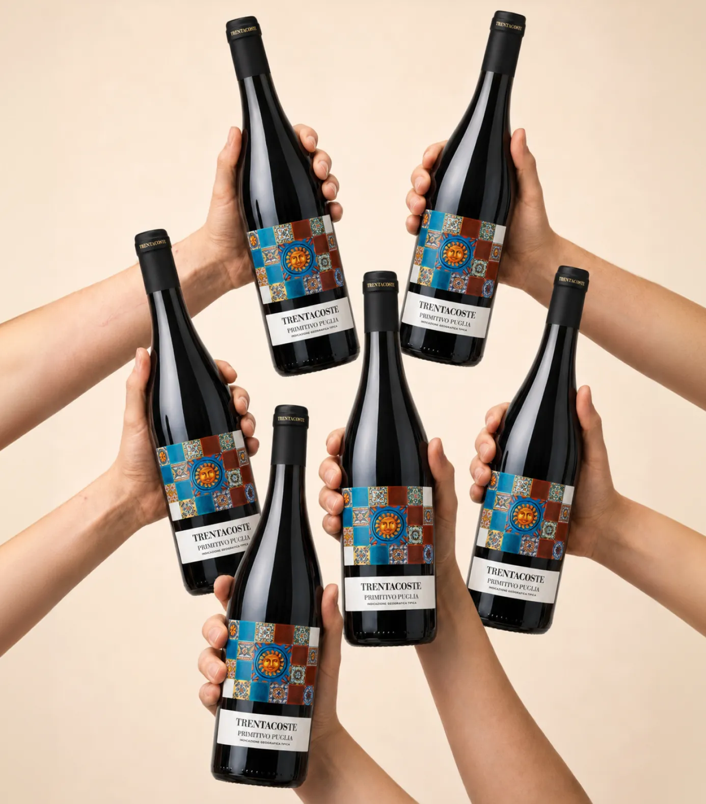 Six bottles
