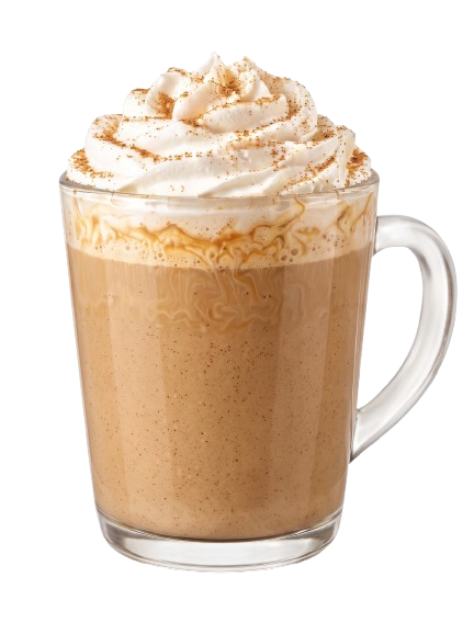 Traditional pumpkin spice latte