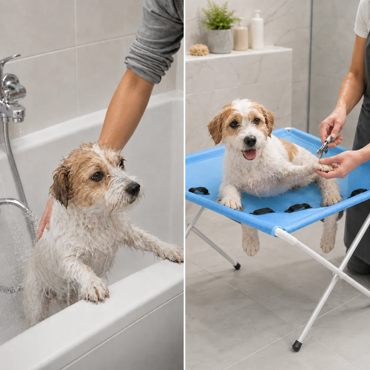 Fellpflege mit dem PAW Showers Fellpflegeständer