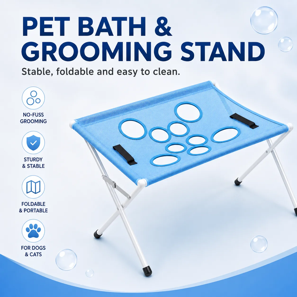 Produktansicht des PAW Showers Fellpflegeständers