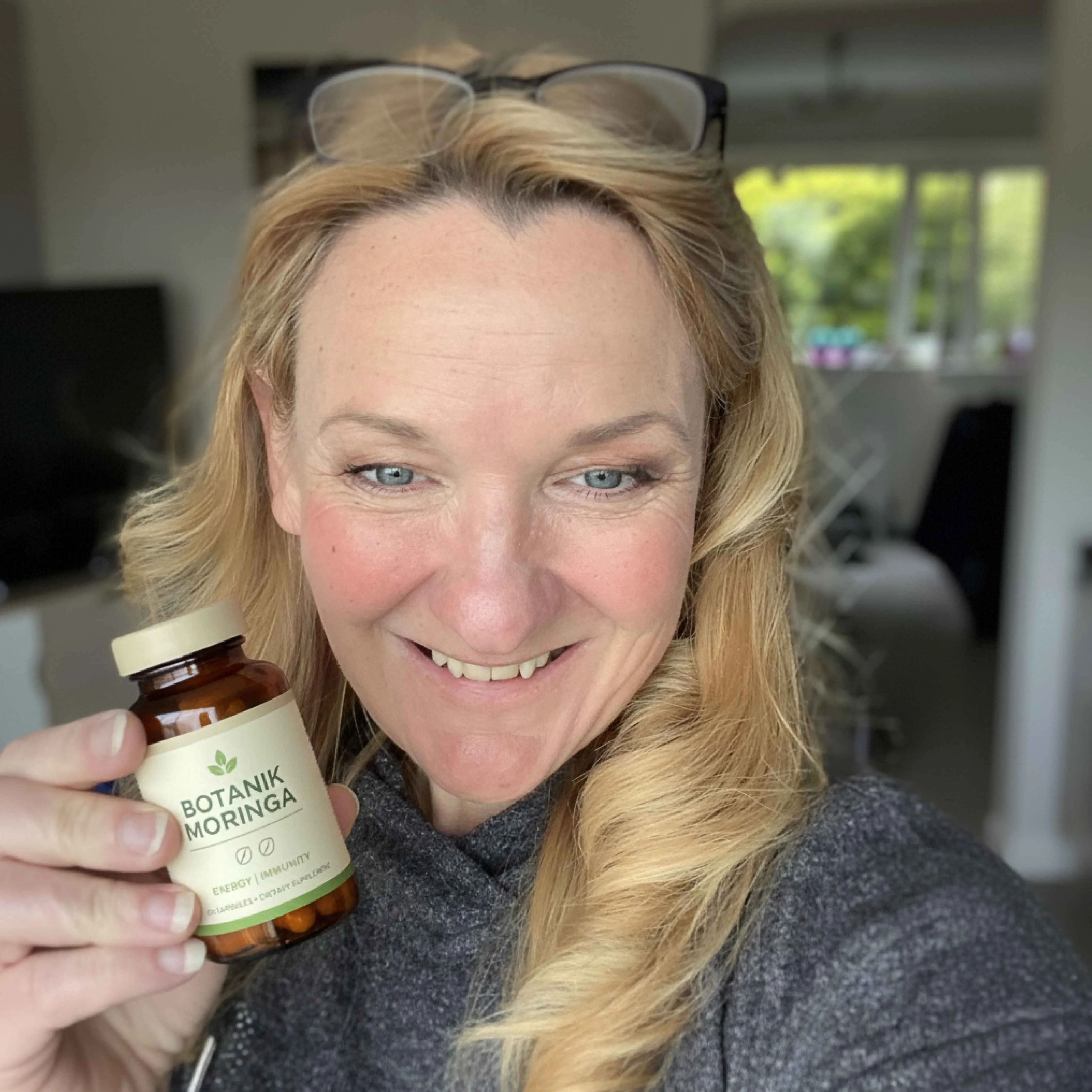 Jennifer K. with product