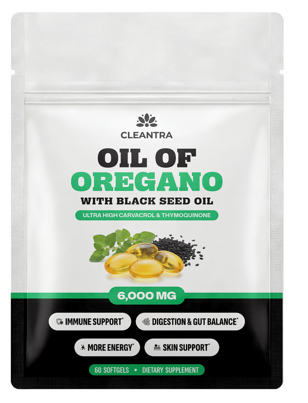 Cleantra Oil of Oregano bottle