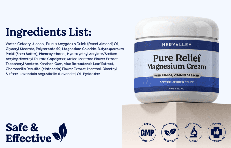 Nervalley Pure Relief Magnesium Cream