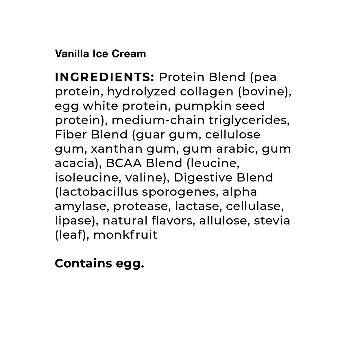 Ingredients