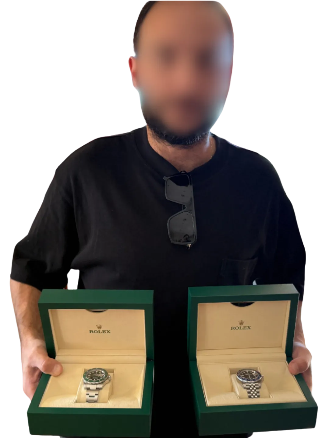 Hasan H. with his Rolex Daytona