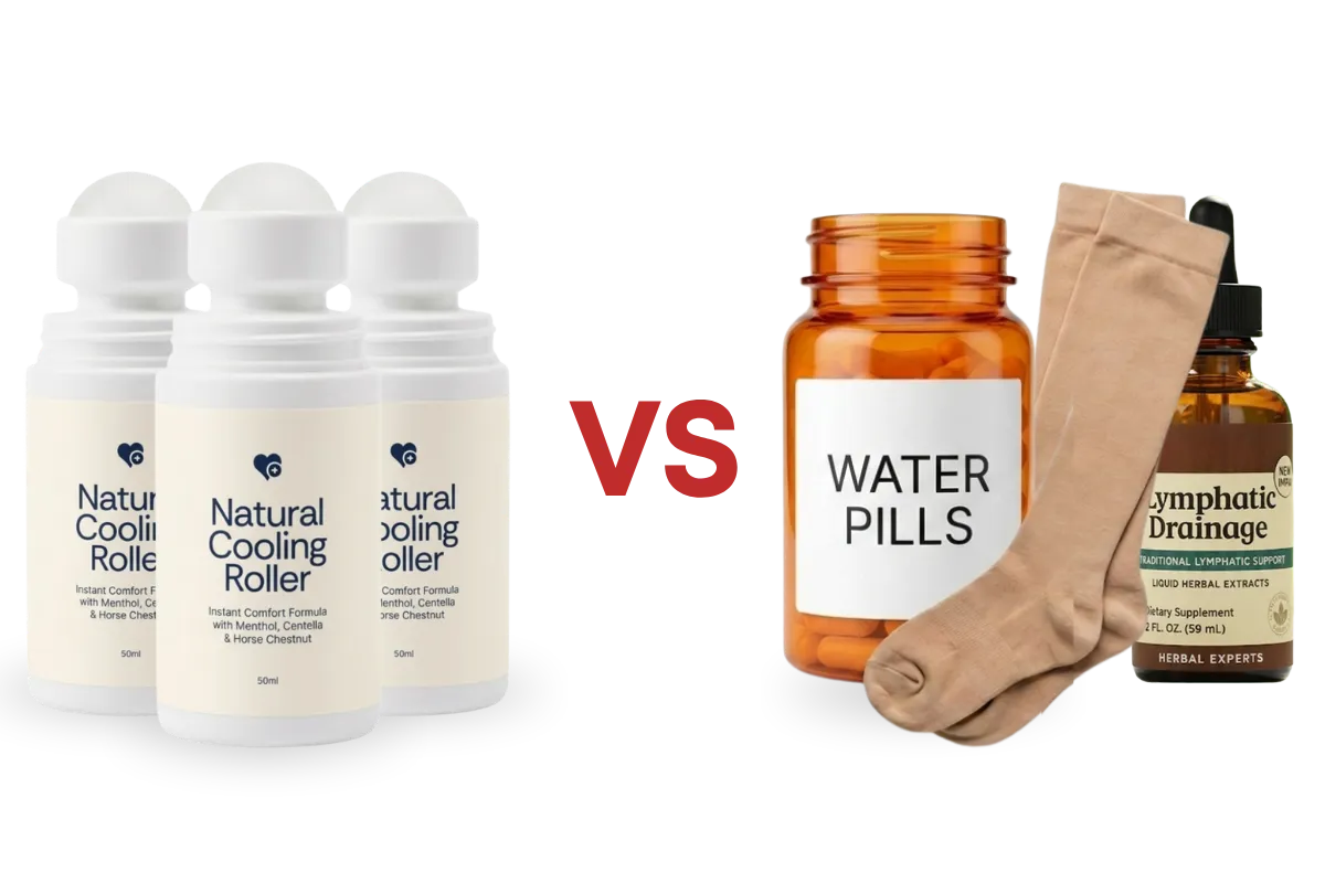 Cooling Roller versus water pills