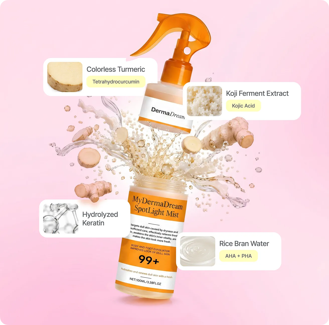Dr. Bloomera Acne Drops plant-based ingredients