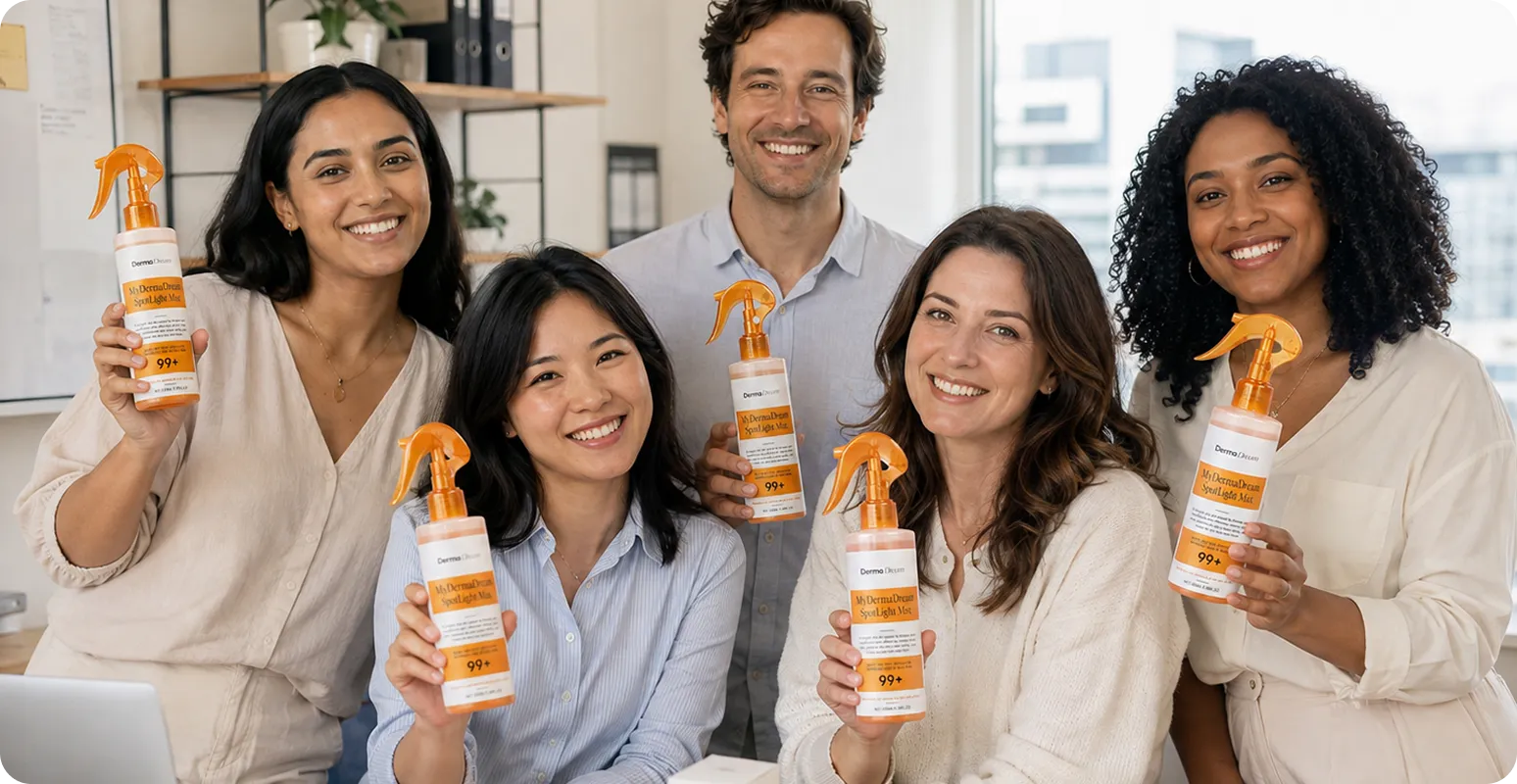 Derma Dream customer support team