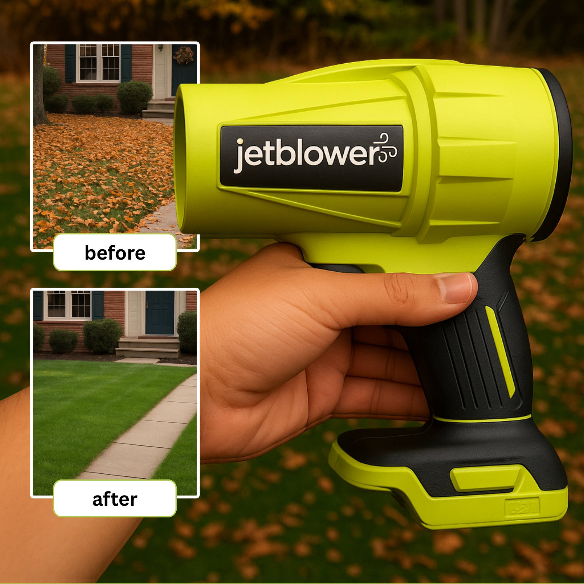 JetBlower in action