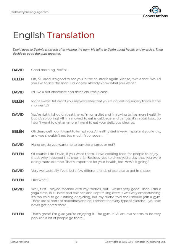 Spanish Conversations product 3