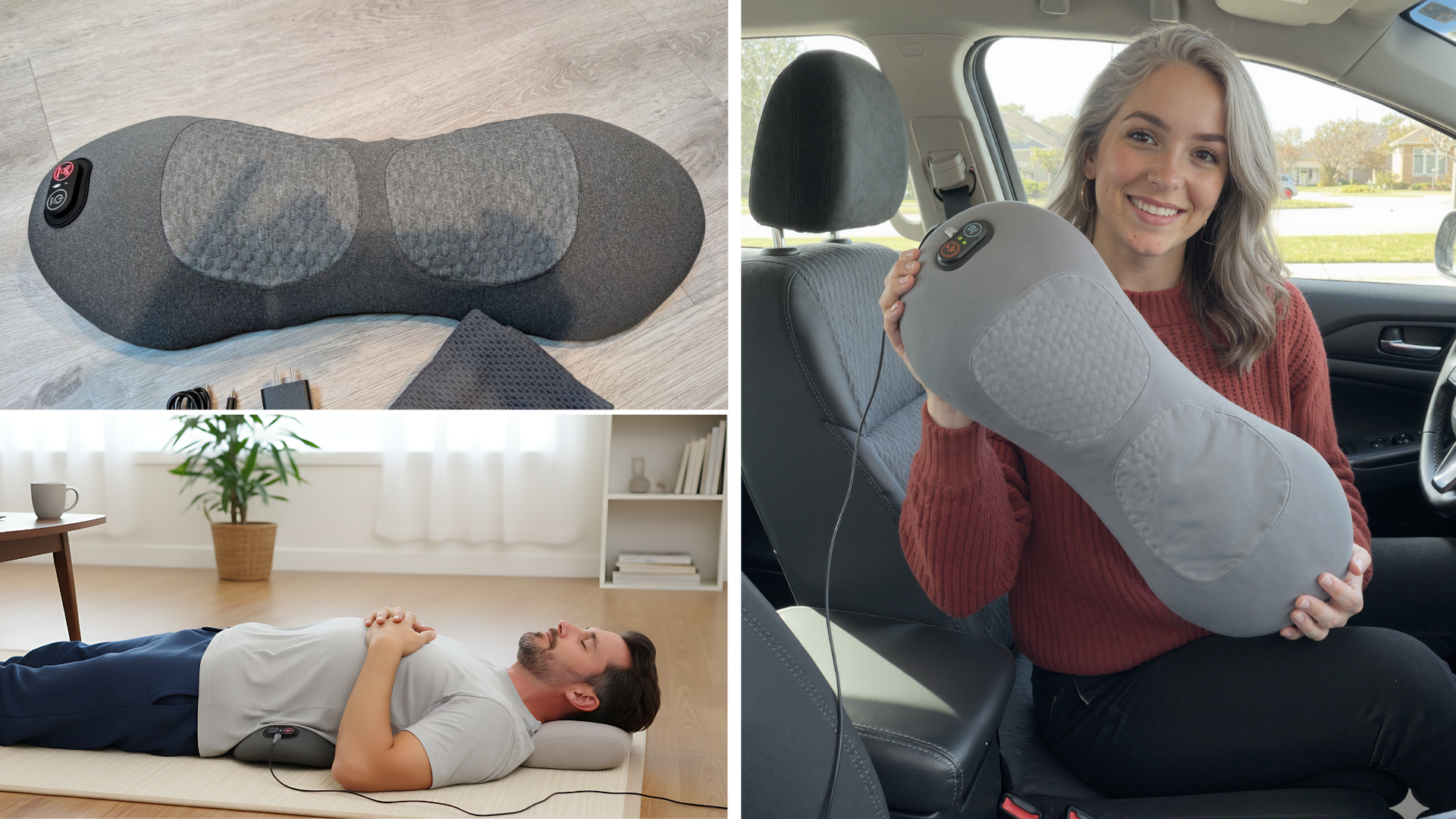 SmoothSpine Triple Fusion Massager w użyciu