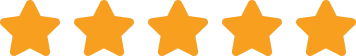 Five orange stars arranged horizontally.