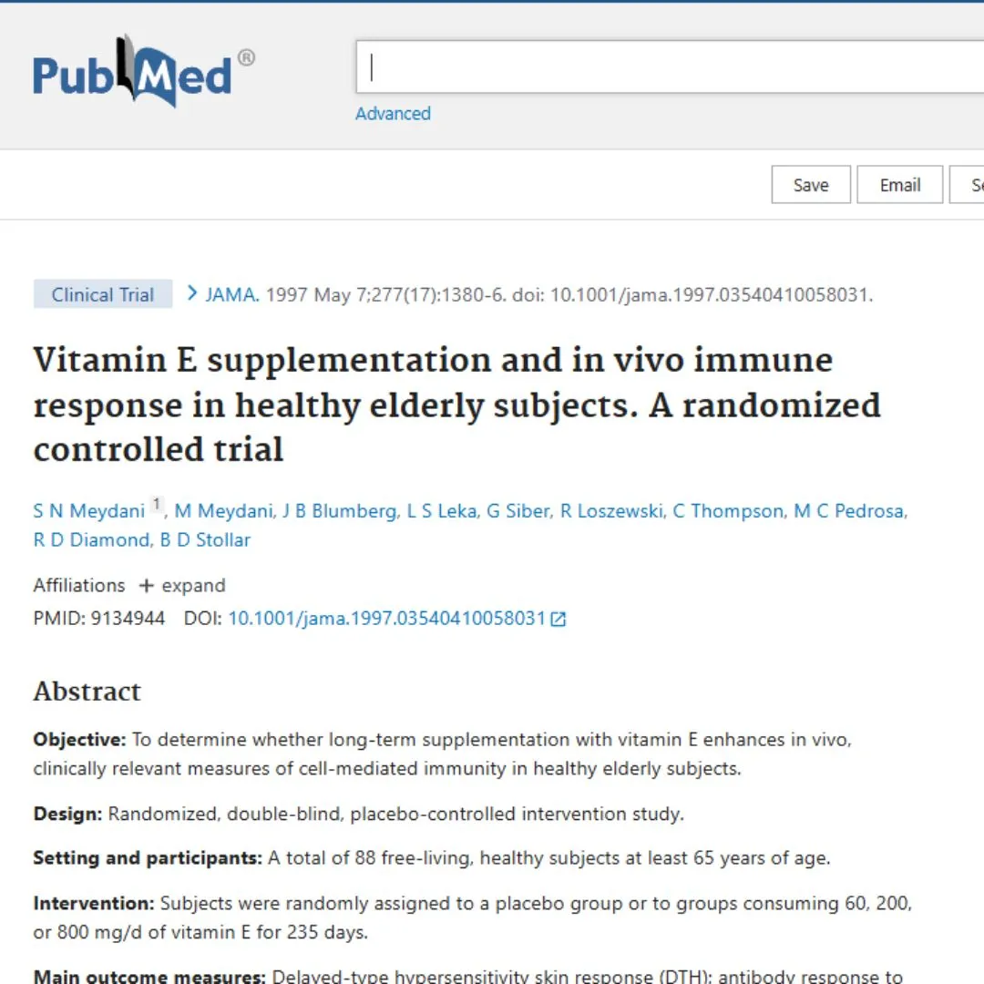 Vitamin E study