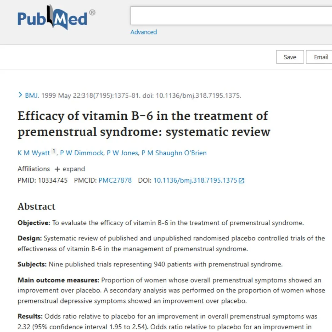 Vitamin B6 study