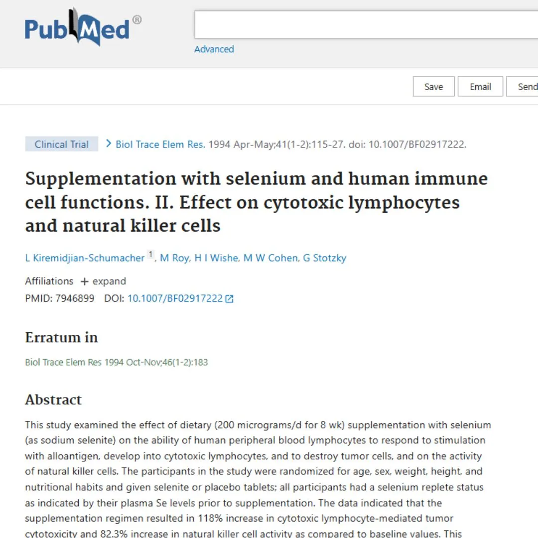 Selenium study
