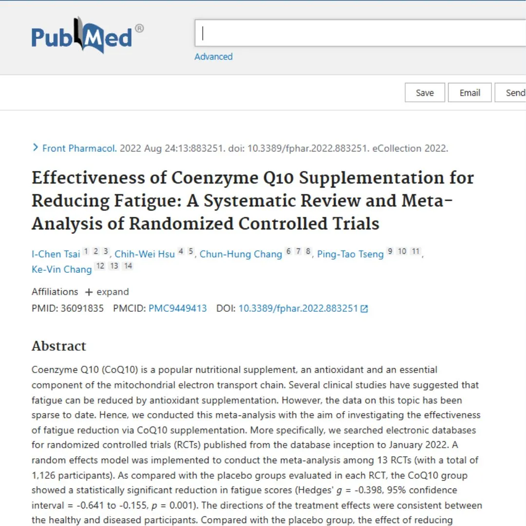 CoQ10 study
