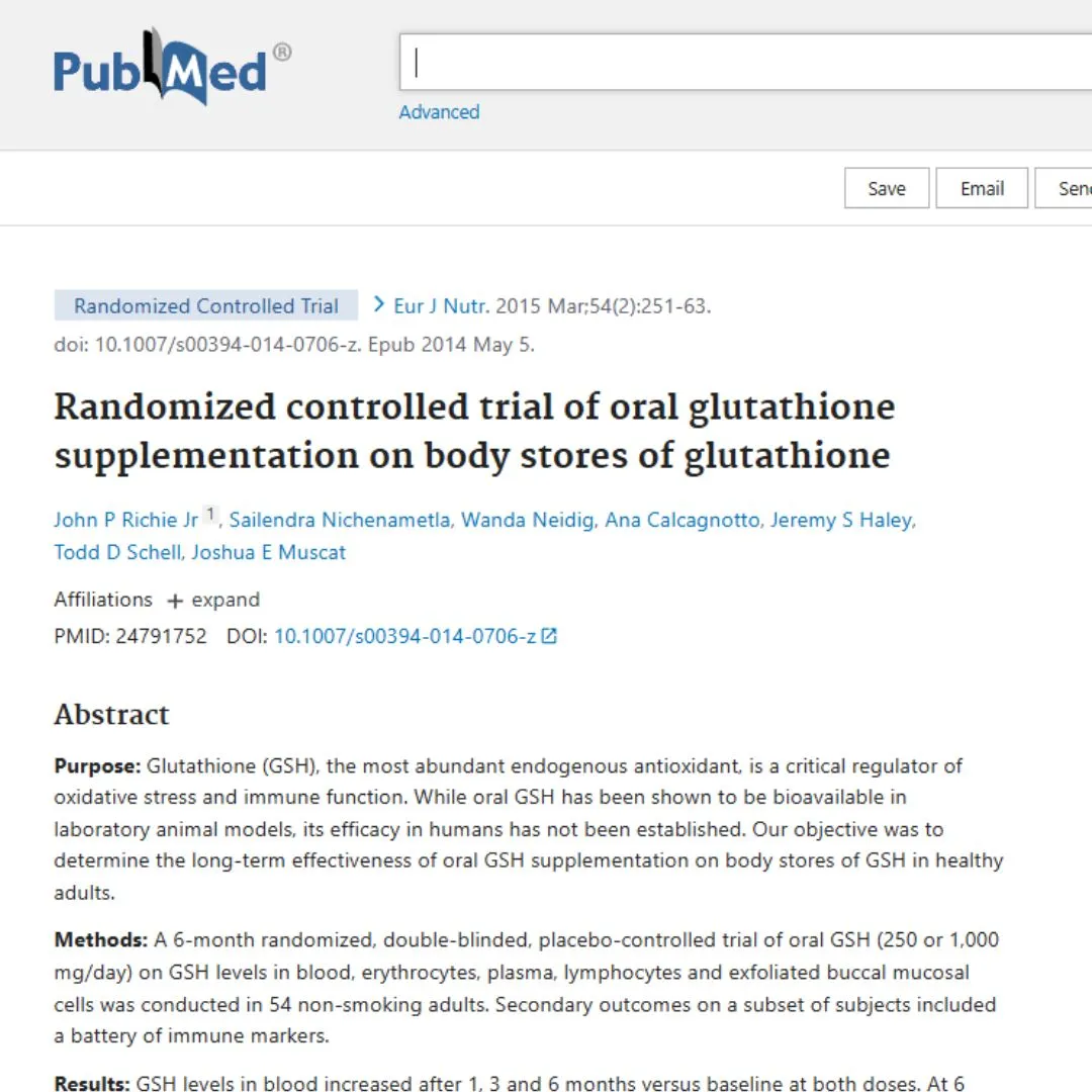 L-Glutathione study