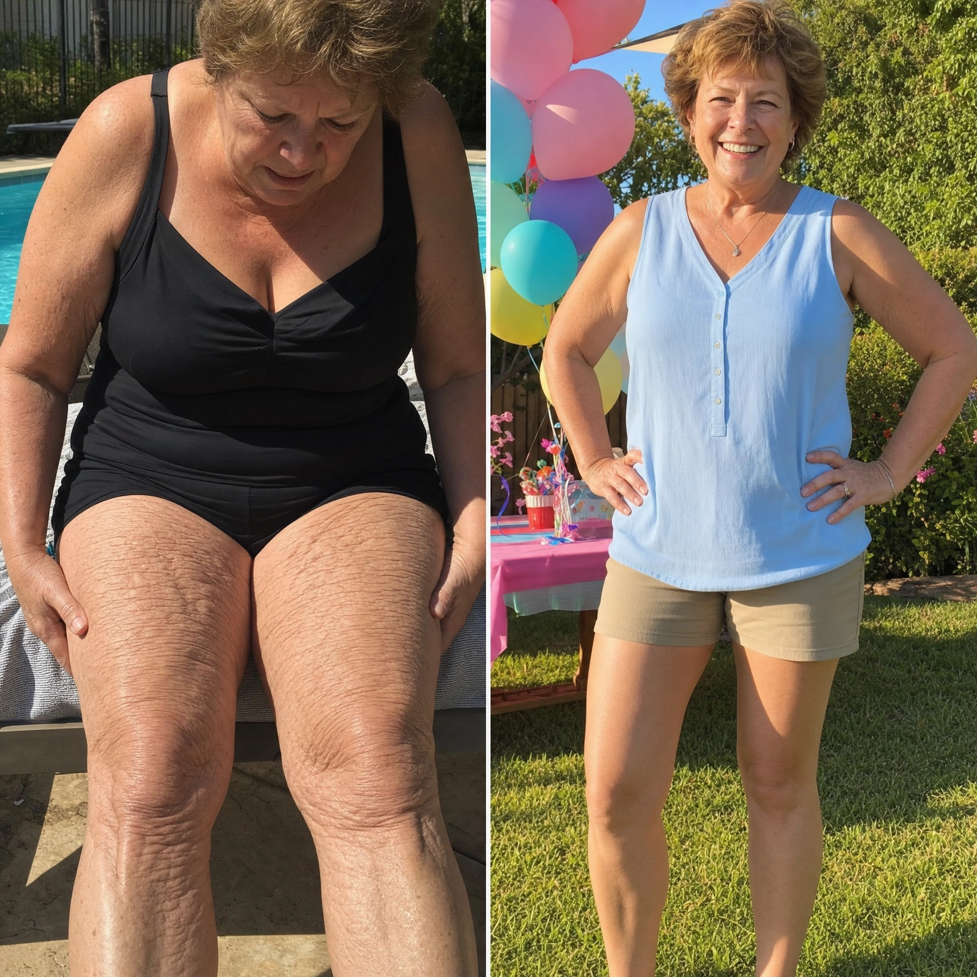 Janet B. before and after with Olavita