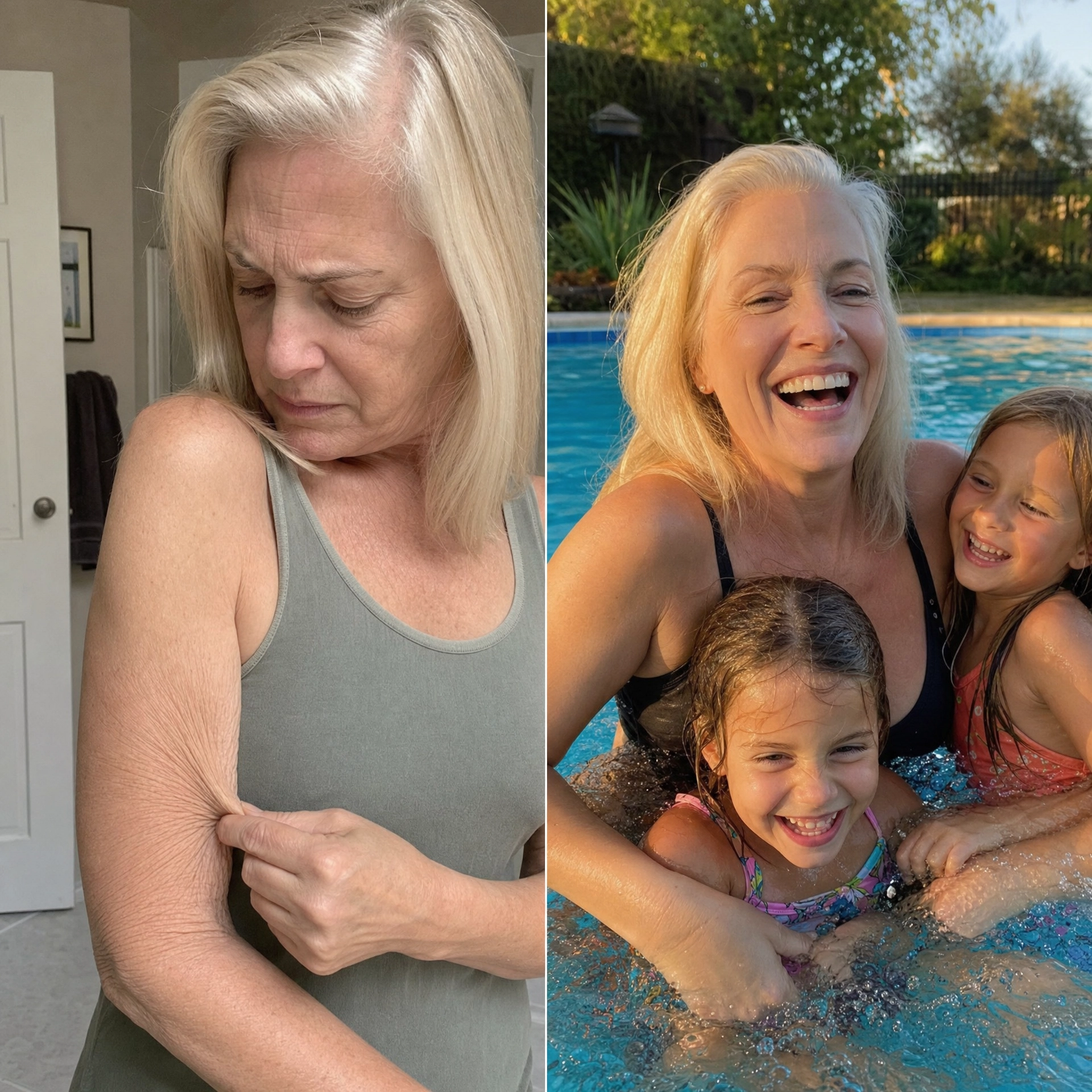 Susan M. before and after with Olavita