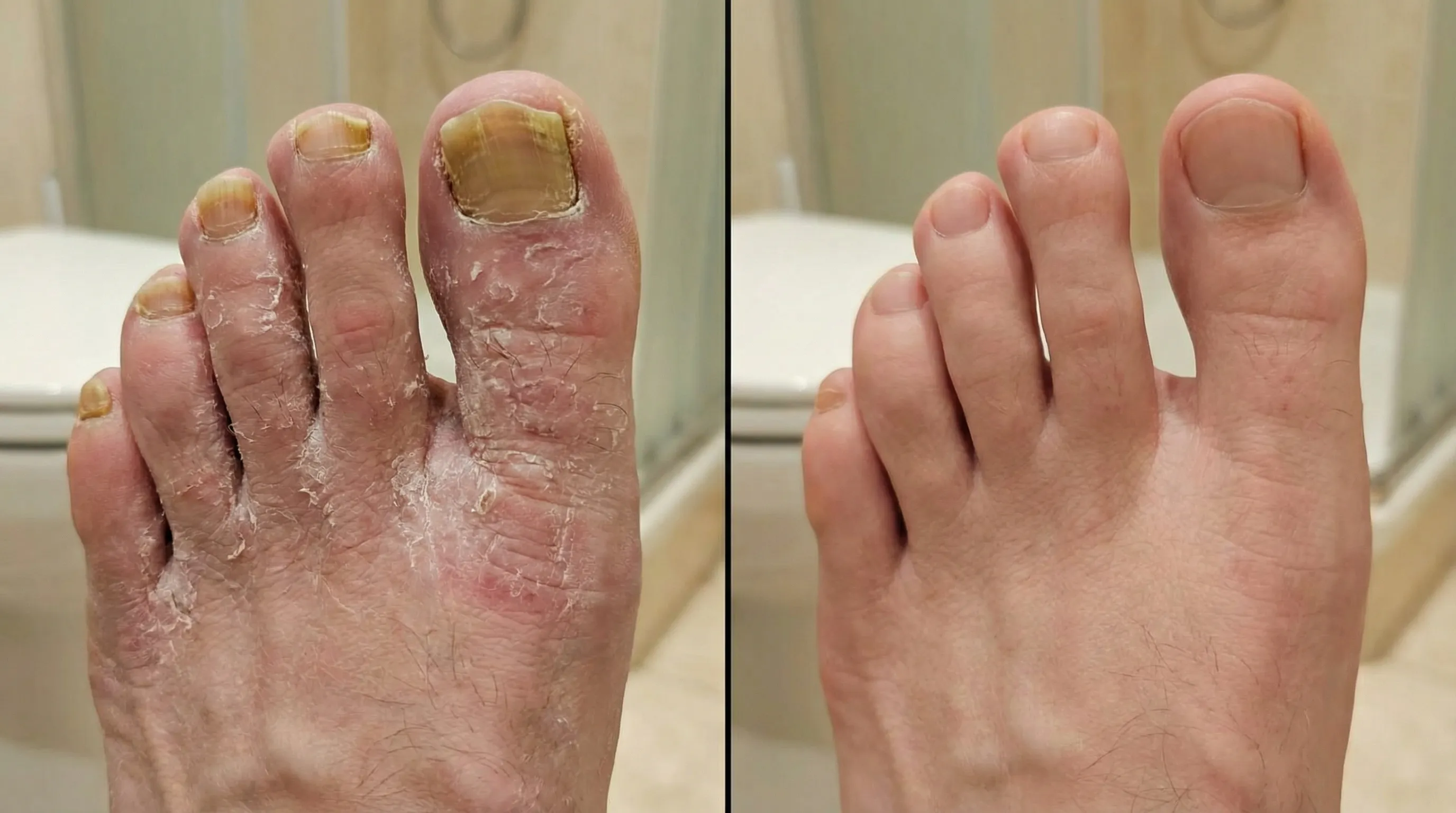 Before: bullet stopped by vest. After: tea tree oil penetrating the biofilm shield.