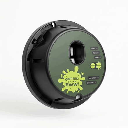 Garbage Puck automated trash deodorizer