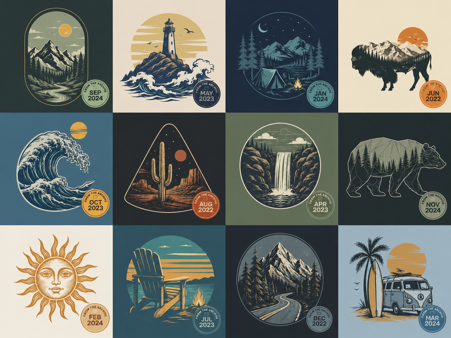 Past Outdoorzees designs